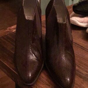 Brown Leather Ankle Boots